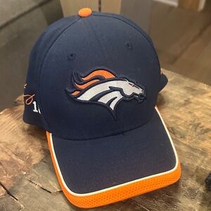 NFL Denver Broncos Dark Blue and Orange Cap